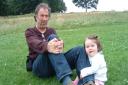 David Ogden with his daughter Ella, now 18, on Hampstead Heath