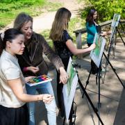 Joanna Constable Green is holding outdoor painting classes as part of the Affordable Art Fair