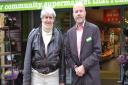 Tom Conti and Andrew Thornton, who runs the Budgens in Haverstock Hill and was vocally opposed to Tesco's plans
