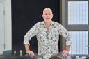 Vincent Franklin in rehearsal for The Snail House at Hampstead Theatre