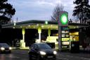 A BP service station in Chelmsford, Essex