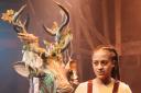 Justin Brett and Ayesha Casely in The Snow Queen at Park Theatre picture Manuel Harlan