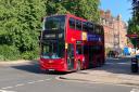An 88 bus sets off from Parliament Hill en route to Clapham Common.