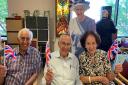 Residents enjoy a Jubilee Party at Jewish Care Holocaust Survivors' Centre at Michael Sobell Jewish Community Centre in Golder's Green