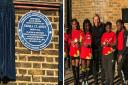 A plaque was unveiled for pioneering female footballer Emma Clarke. Pictures: Haringey Council
