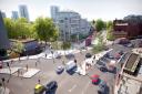 An artist's impression of CS11 at Swiss Cottage. Picture: TfL
