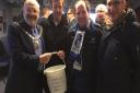 Wingate & Finchley helped raise funds for the Mayor of Barnet's chosen charity, Homeless Action in Barnet, at Saturday's game against Dulwich