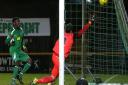 Haringey's Anthony McDonald scored against Thame (Pic: Gavin Ellis/TGS Photo)