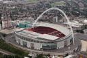 Aerial view of Wembley Stadium (Photo by Tom Shaw/Getty Images)