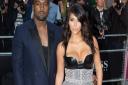 Kanye West and Kim Kardashian. Picture: PA.