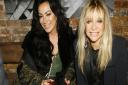 Nancy Dell'Olio and Jo Wood enjoy the celebrations at The Cuban in Camden Town. Picture: James Curley