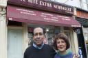 Shiraz (left) and Tazim Alidina are retiring from Late Nite Extra in Belsize Village. Picture: Nigel Sutton