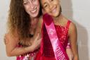 Nine-year-old beauty queen Marianna and her mum Lorena Panunzio, who are holding a charity zumbathon. Picture: Nigel Sutton