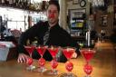 The 'Comic Cosmopolitan' will be on sale at the Princess of Wales Pub in Primrose Hill to raise money for Red Nose Day