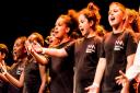 Newham school pupils perform in Full Circle. Picture: Newham Music