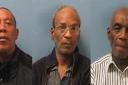 (left to right) Alvin Muschette, Noel Hutton and Robert Hutton have been jailed for a total of 20 years in a historical rape case