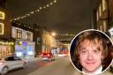 The Highgate Christmas lights pictured in 2021 - Rupert Grint is set to switch on the lights this year