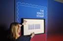 Installing The King's Stamp exhibition which opens today (Feb 8) at The Postal Museum in Islington