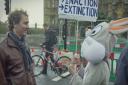 Film maker Josh Appignanesi in a scene from My Extinction which explores his personal journey towards climate activism