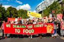 Right to Food Haringey and other community groups  lead the London march