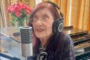 Singer songwriter Phyllis Levy recording Highgate Care Home's album Reflections