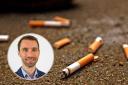 Cllr Adam Harrison says that cigarette butts can take 14 years to can take 14 years to break down (Image: PA)