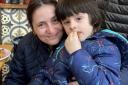 Daniel Klosi with his mum Lindita Alushi. Photo: SWNS