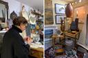 Leah Michie of Treasure by LYM at Alfies Antique Market (left) and Tanya Bielschowsky at unit B21