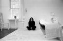 Yoko Ono with Half-A-Room 1967 from HALF-A-WIND SHOW, Lisson Gallery, London, 1967. Image: © Clay Perry