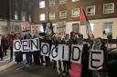 Pro-Palestine campaigners hold protest outside Camden Town Hall