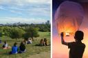 The Royal Parks have reminded visitors that lanterns are banned from Primrose Hill