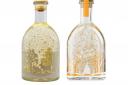 Marks & Spencer said their light-up gin bottle (left) was similar to Aldi’s version (right) (Stobbs IP Limited/PA)