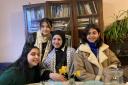 Some of the girls who visited the UK with the Camden Abu Dis Friendship Association