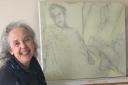Hampstead artist June Collier has won the Derwent Art Prize for her oil and pencil drawing of her mother Hetty in hospital