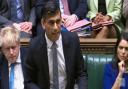 Rishi Sunak delivering his spring statement in the House of Commons