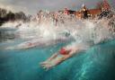 Swimmers take the plunge at Parliament Hill Lido. Picture: Lewis Whyld/PA