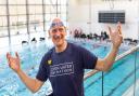 British Olympic swimmer Duncan Alexander Goodhew, MBE at Clissold Leisure Centre.