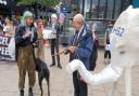 Tony Berkeley at Euston station with Rollie Diggaholey, an activist from Euston Square Gardens Tunnel