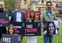 Hampstead and Kilburn MP Tulip Siddiq campaigned with Nazanin Zaghari-Ratcliffe's family in Parliament Square