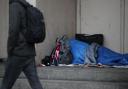 A person sleeping rough in a London doorway. Picture: Yui Mok/PA Wire