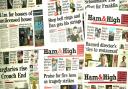 Some of the Ham&High's front pages from 2018.