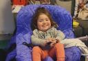Disabled Leia Morsbach can now watch cartoons without pain after Newlife donated a P Pod booster seat