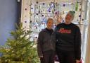 Kiltie De Clyn and Siobhan Feeley deck Sacred Distillery in time for Christmas