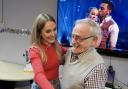 Rose Ayling-Ellis visited Jewish Deaf Association where she danced with a charity member celebrating his 90th birthday