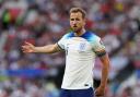 Harry Kane gestures during England's win over North Macedonia