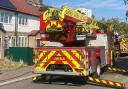 Firefighters were called to a Cricklewood house fire