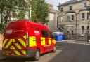 London Fire Brigade outside a home in Gayton Crescent today (September 8)