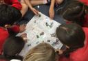 Year 6 children at Christ Church school, Hampstead, taking part in a workshop (Image: Francesca Agostini)