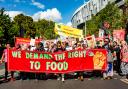 Right to Food Haringey and other community groups  lead the London march