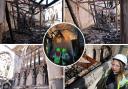 An inside look of St Mark's Church after the fire